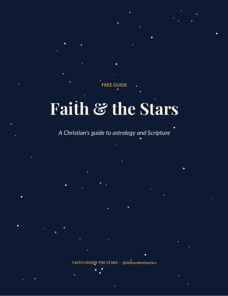 Cover of the free companion guide, Faith and the Stars